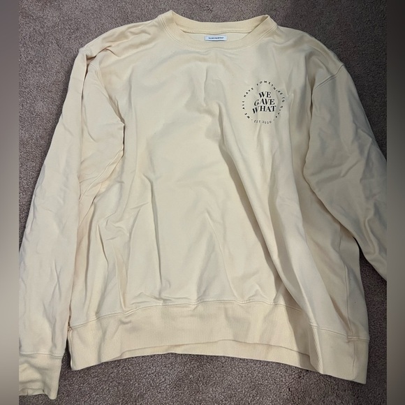 WEWOREWHAT women's crew neck sweatshirt - Picture 1 of 5